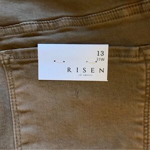 Risen Men's Straight Jeans - Tan